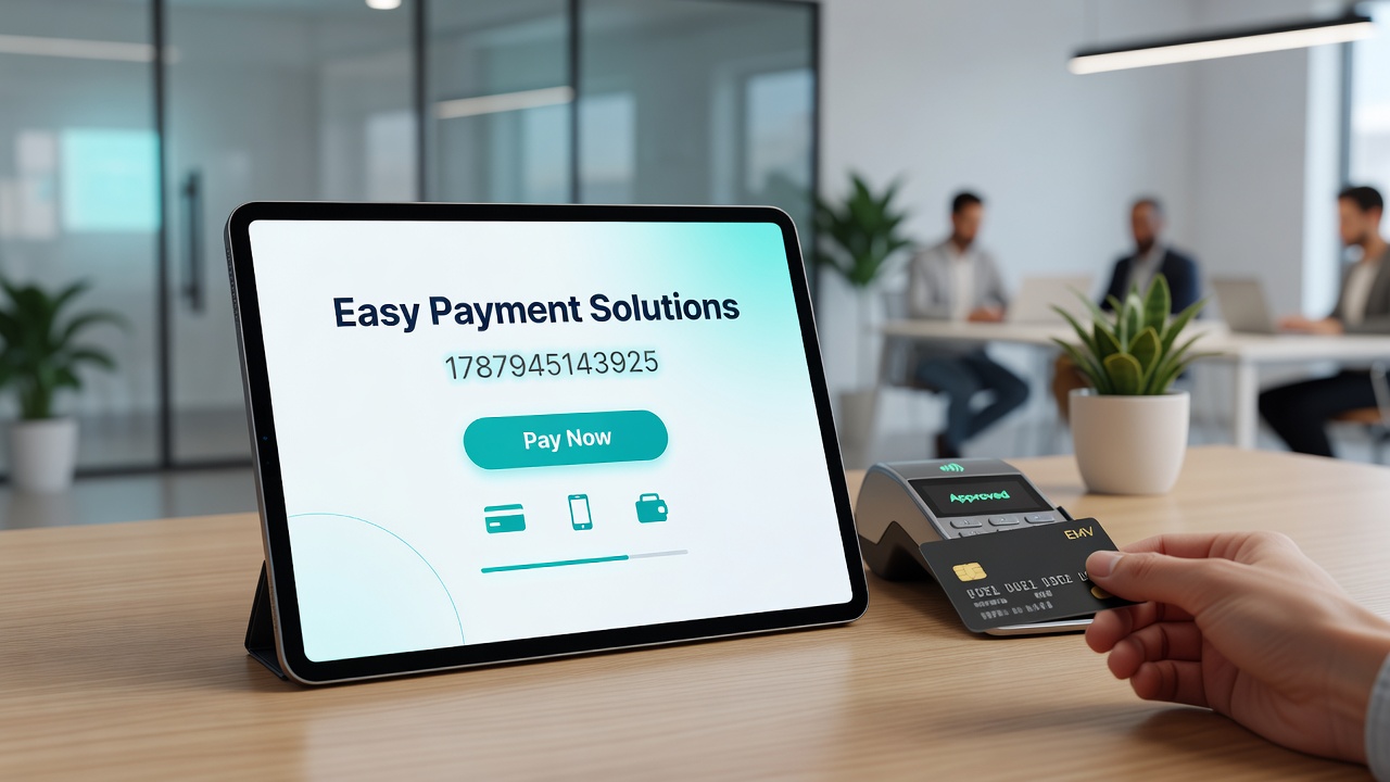 Diagram illustrating data flow between Easy Payment Solutions and enterprise systems